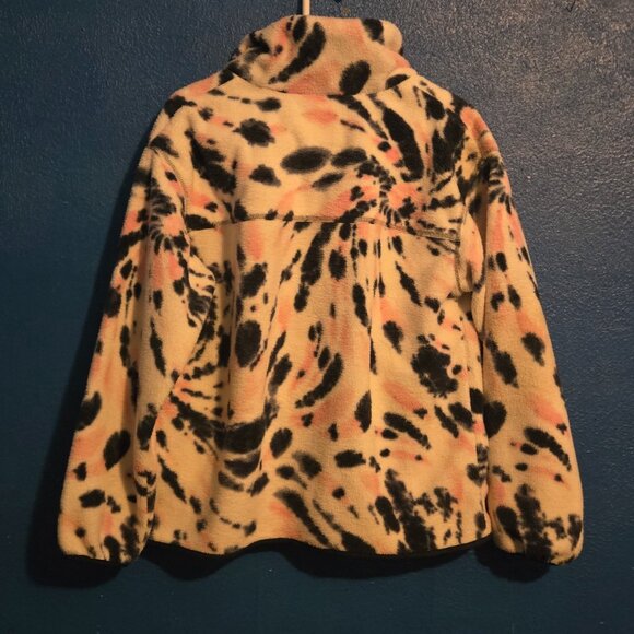 GAP Women’s Tie-Dye Full Zip Fleece Jacket Size Large - Picture 2 of 3